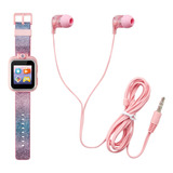 Reloj Inteligente P/niños Con Audífonos -rosa/azul Glitter