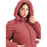 Campera Larga Talle Especial Abrigada Impermeable Capucha 