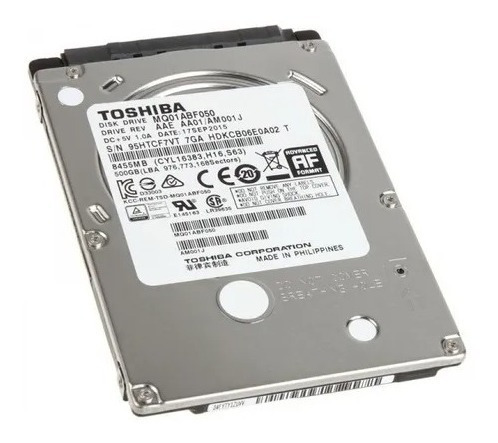 Disco Rígido Interno Toshiba Mq01abf050 500gb 2.5 