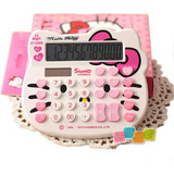 Calculadora De Escritorio Hello Kitty 12 Digitos Blanco