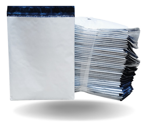 50 Envelope Plástico Segurança Com Saco Bolha 20x30 S/ Juros