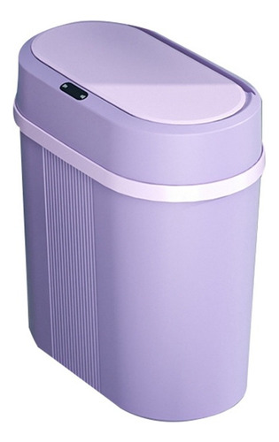 Cubo De Basura Electrónico Automático Morado