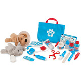 Melissa & Doug Examine And Treat Pet Vet Play Set 24 Piezas