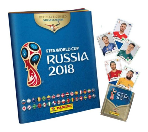 Álbum + 100 Sobres Mundial De Russia 2018