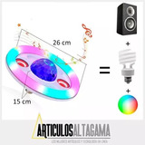 Lampara Bombillo Luz Led Rgb 36w Parlante Bluetooth Remoto