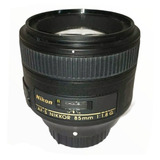 Lente Nikon Nikkor 85mm Af-s 1:1.8 G Digital Local 