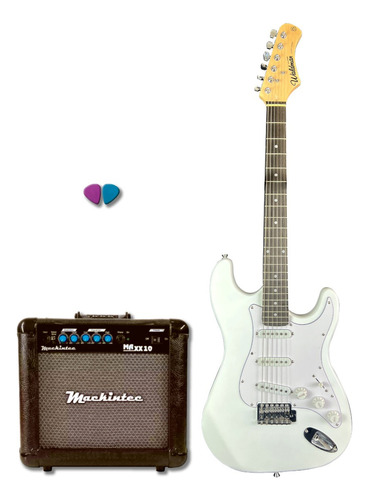 Guitarra Waldman St111 Wh Kit Amp E 02 Plt oferta!