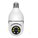 Camera Lampada Segurança Ip Wifi 360 Graus Armazena Em Nuvem