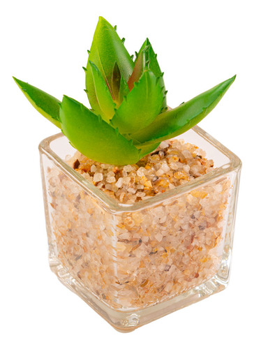 Planta Artificial 7x12cm Vidrio Bighouse-mimbral