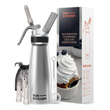 Eurkitchen Dispensador Profesional De Crema Batida De Alumin