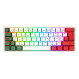 Teclado Mecánico Redragon 60% Fizz Pro México K616rgb-mx Bt