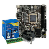 Kit I5 3470 + Placa Mãe H61  + 4gb Ddr3 1600mhz + Nfe