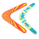Juguete Volador Boomerang En Forma De V De Madera De 2