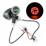 4pz Direccionales Led Stop Moto Café Race Harley Motocicleta