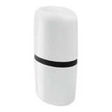 Porta Cepillo Dental Con Tapa Full Brinox - Coza 10442 Color Blanco/negro