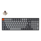 Teclado Gamer Bluetooth Keychron K4 Wireless Version 2 Qwerty Inglés Us Color Negro Con Luz Rgb