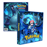 Fichário Álbum Pasta Porta Cartas Pokémon - Mega Charizard X