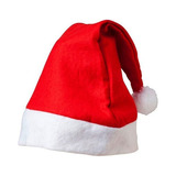 12 Gorros Navideños Cascabel De Santa Claus Posadas Navidad 