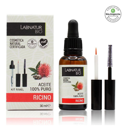 Aceite Ricino Alargador De Pestañas + Aplicador Labnatur