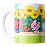 Taza De Café Bt21 K-pop Army Bts Personalizada