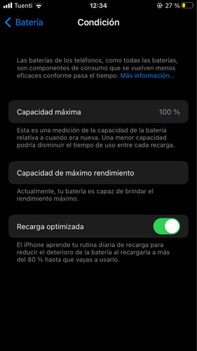 iPhone 7 128gb 100% Batería