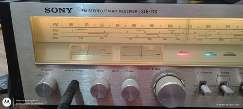 Rádio Am Fm Sony Str11s (segundo Dono)