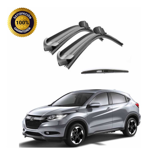 Plumas Limpiaparabrisas Bananas Honda Hrv 2016 Al 2021 Set