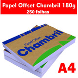 Papel Offset Chambril 180g A4 ( 250 Folhas )