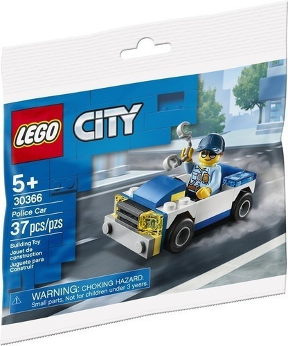 Lego City Auto De Policia Con Muñeco Bolsa Modelo 30366