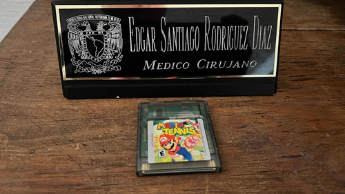 Cartucho Juego Mario Tennis Game Boy Color Gbc