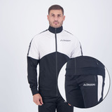 Agasalho Kappa Sport Coutts Preto E Branco