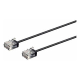 Micro Slimrun Cat6 Ethernet Cable De Parche 50 Pies Neg...