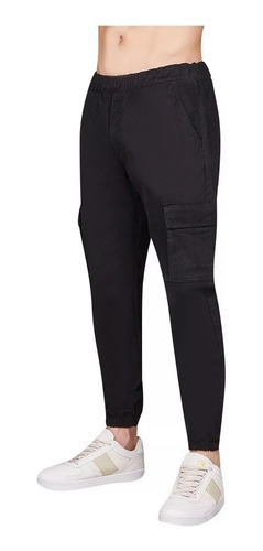 Jogger Casual Hombre Color Negro 197-17