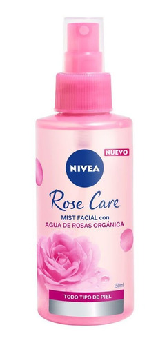 Nivea Rose Agua De Rosas Mist X150 