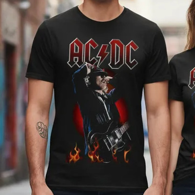 Playera Acdc Angus Young  Img . Para Hombre O Mujer. | Envío gratis
