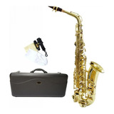 Saxofon Alto Silvertone Laqueado Sax Con Estuche Msi