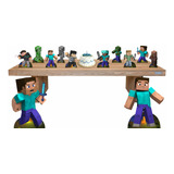 Kit Minecraft 8 De Mesa 2 De Chão Para Festa