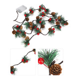 Piñas De Pino Navideñas String Lights De 2 M Y 20 Led Para N