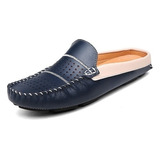 Hombres Casual Hueco Cuero Zapatos Mocasines Zapatillas