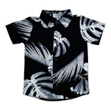 Camisa Floral Masculina Infantil Gola Polo Menino Estiloso