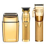 Combo Clipper, Trimmer & Shaver Gold Fx Babylisspro