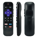 Control Compatible Philips Roku Tv Disney Vix + Funda Pila