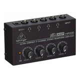 Behringer Ha400 Microamp Amplificador Para Audifonos Color Negro