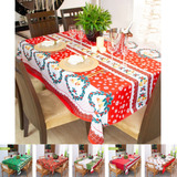 Toalha De Mesa Natal Quadrada Delicada Estampada 1,40x1,40 