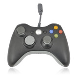 Control Usb Con Cable Negro Para Pc & Xbox 360