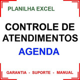 Planilha De Controle De Agendamentos E Atendimentos - Agenda