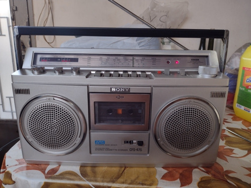 Radiograbador Sony 