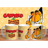 Taza - Tazón De Ceramica Sublimada: Garfield