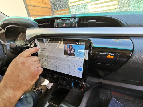 Radio Android Toyota Hilux +canbus+adaptadores+cámara+bisel