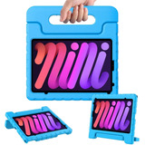 Mica + Funda Agarradera Uso Rudo Goma Niños Para iPad Mini 6